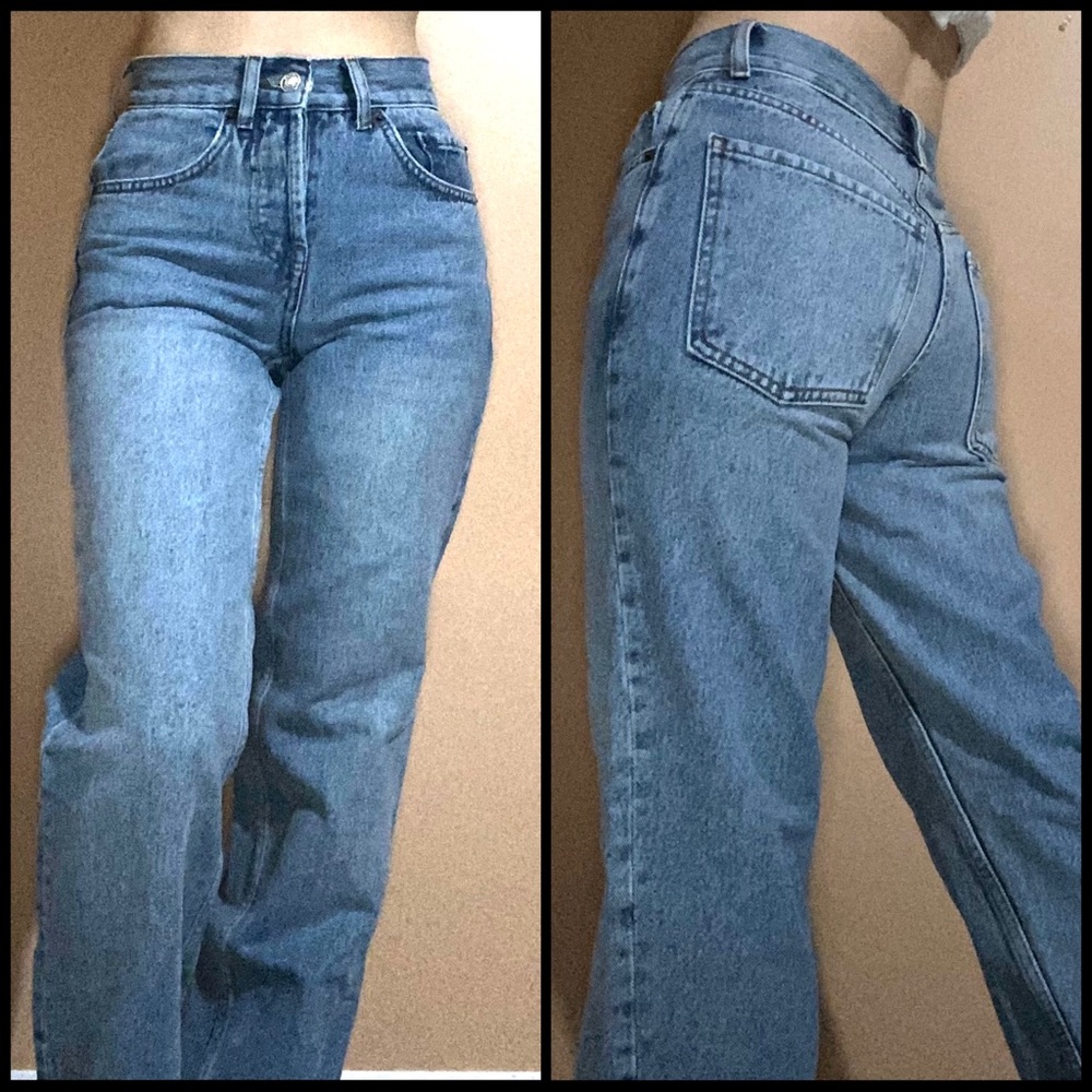 ASOS Design Petite ‘90’s’ straight leg jeans